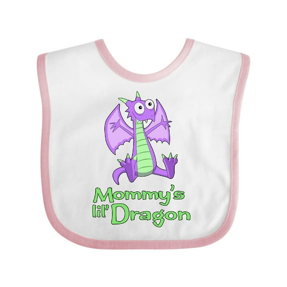 Inktastic Mommy's Lil' Dragon Boys or Girls Baby Bib