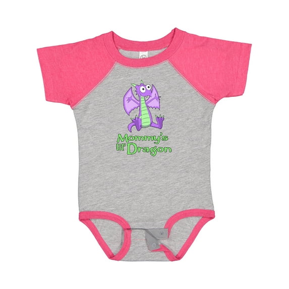 Inktastic Mommy's Lil' Dragon Boys or Girls Baby Bodysuit