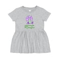 thumbnail image 1 of Inktastic Mommy's Lil' Dragon Girls Baby Dress, 1 of 5
