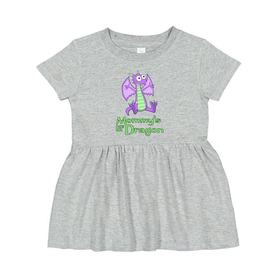 Inktastic Mommy's Lil' Dragon Girls Baby Dress