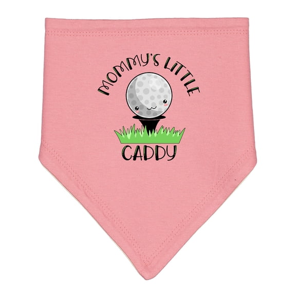 Inktastic Mommy's Little Caddy Cute Golf Ball Baby Bandana Bib