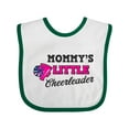 thumbnail image 1 of Inktastic Mommy's Little Cheerleader with Megaphone and Pom Poms Girls Baby Bib, 1 of 4