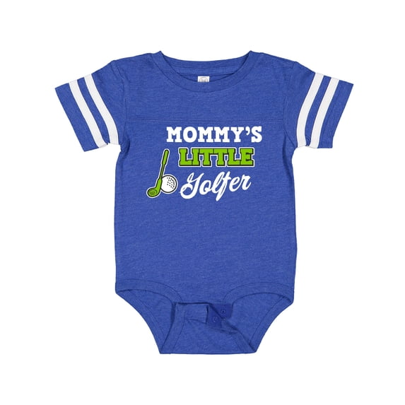 Inktastic Mommy's Little Golfer with Golf Club and Ball Boys or Girls Baby Bodysuit