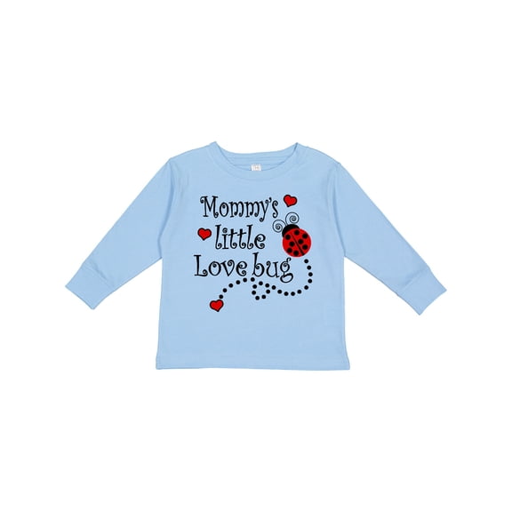 Inktastic Mommy's Little Love Bug Boys or Girls Long Sleeve Toddler T-Shirt