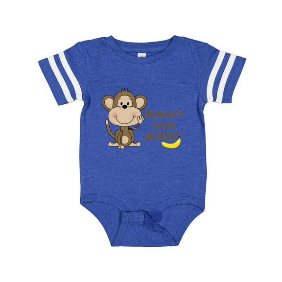 Inktastic Mommy's Little Monkey Boys or Girls Baby Bodysuit