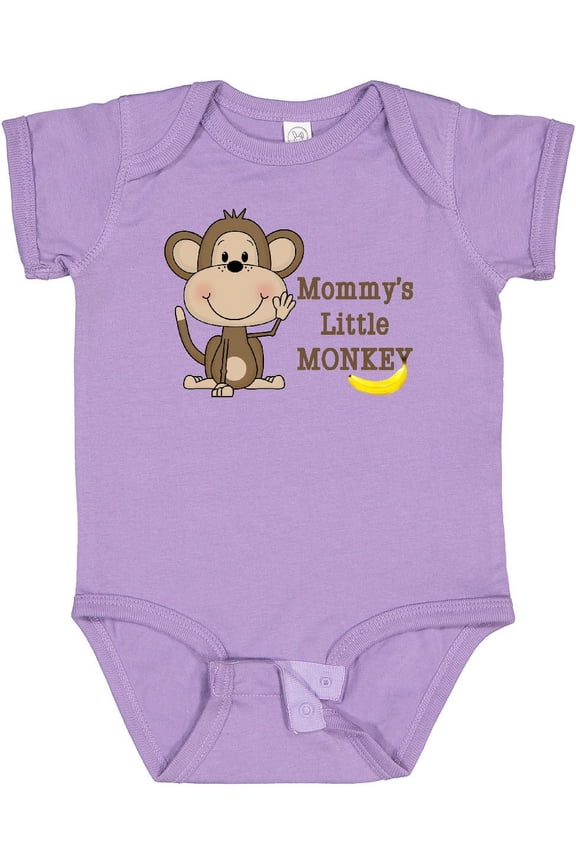 Mommy's Little Monkey Boys or Girls Baby Bodysuit