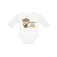 thumbnail image 1 of Inktastic Mommy's Little Monkey Boys or Girls Long Sleeve Baby Bodysuit, 1 of 5