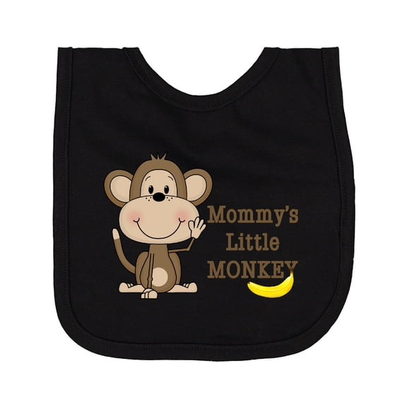 Inktastic Mommy's Little Monkey Newborn Bib