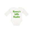 thumbnail image 1 of Inktastic Mommy's Little Monster Boys or Girls Long Sleeve Baby Bodysuit, 1 of 5