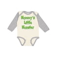 thumbnail image 1 of Inktastic Mommy's Little Monster Boys or Girls Long Sleeve Baby Bodysuit, 1 of 5