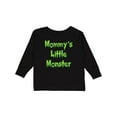 thumbnail image 1 of Inktastic Mommy's Little Monster Boys or Girls Long Sleeve Toddler T-Shirt, 1 of 5