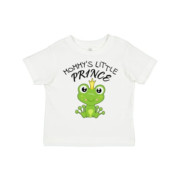 Inktastic Mommy's Little Prince- Cute Frog Boys Toddler T-Shirt