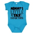 thumbnail image 1 of Inktastic Mommy's Little Tax Deduction Blue Hearts Boys or Girls Baby Bodysuit, 1 of 5