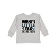 thumbnail image 1 of Inktastic Mommy's Little Tax Deduction Blue Hearts Boys or Girls Long Sleeve Toddler T-Shirt, 1 of 5