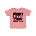 thumbnail image 1 of Inktastic Mommy's Little Tax Deduction Pink Hearts Boys or Girls Baby T-Shirt, 1 of 5