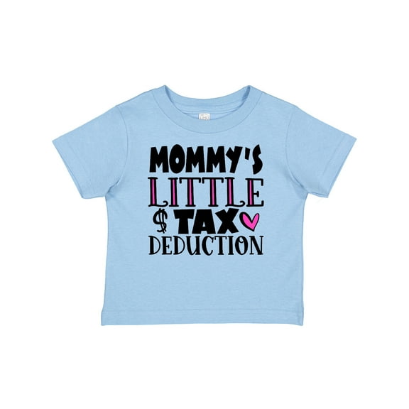 Inktastic Mommy's Little Tax Deduction Pink Hearts Boys or Girls Baby T-Shirt