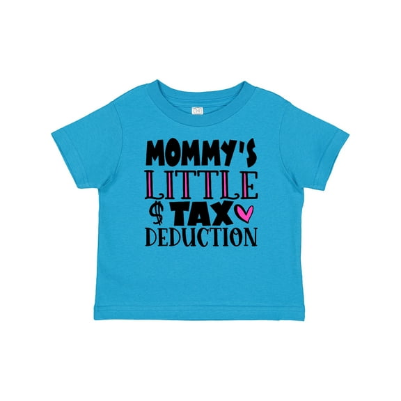 Inktastic Mommy's Little Tax Deduction Pink Hearts Boys or Girls Baby T-Shirt