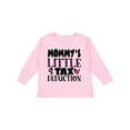 thumbnail image 1 of Inktastic Mommy's Little Tax Deduction Pink Hearts Boys or Girls Long Sleeve Toddler T-Shirt, 1 of 5