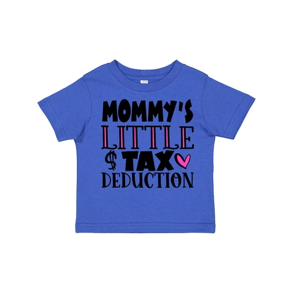Inktastic Mommy's Little Tax Deduction Pink Hearts Boys or Girls Toddler T-Shirt