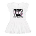 thumbnail image 1 of Inktastic Mommy's Little Tax Deduction Pink Hearts Girls Toddler Dress, 1 of 5