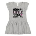 thumbnail image 1 of Inktastic Mommy's Little Tax Deduction Pink Hearts Girls Toddler Dress, 1 of 5