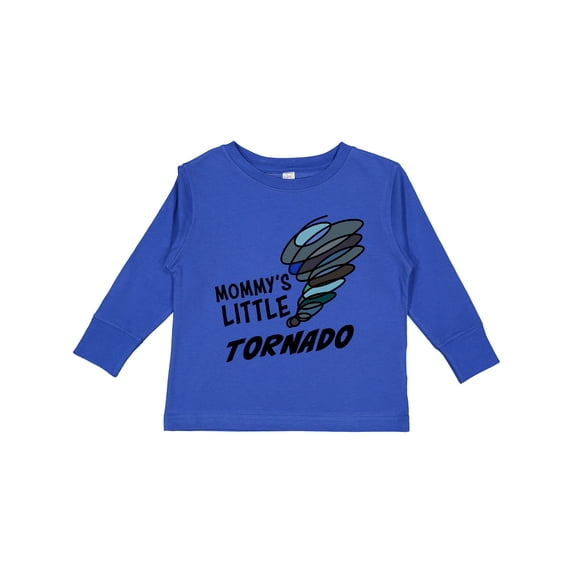 Inktastic Mommy's Little Tornado Boys or Girls Long Sleeve Toddler T-Shirt