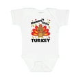 thumbnail image 1 of Inktastic Mommy's Little Turkey Boys or Girls Baby Bodysuit, 1 of 5
