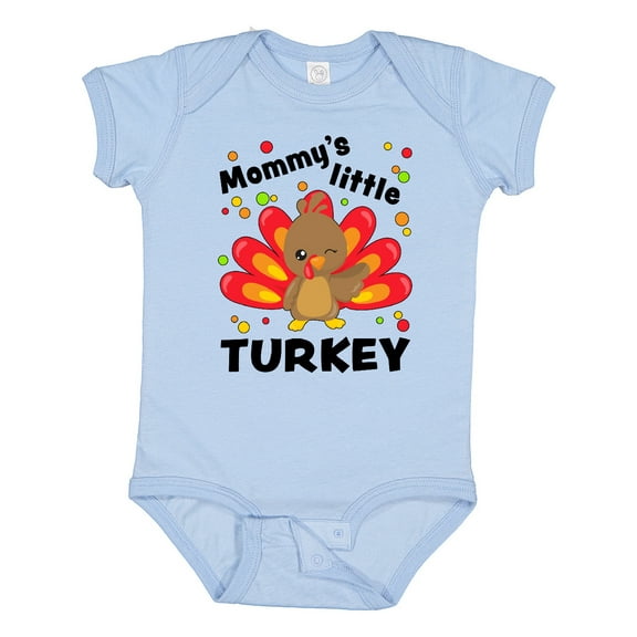Inktastic Mommy's Little Turkey Boys or Girls Baby Bodysuit