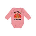 thumbnail image 1 of Inktastic Mommy's Little Turkey Boys or Girls Long Sleeve Baby Bodysuit, 1 of 5