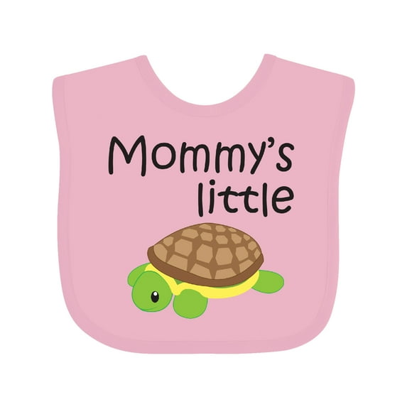Inktastic Mommy's Little Turtle Boys or Girls Baby Bib