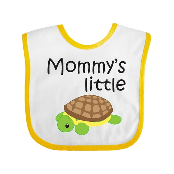 Inktastic Mommy's Little Turtle Boys or Girls Baby Bib