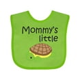 thumbnail image 1 of Inktastic Mommy's Little Turtle Boys or Girls Baby Bib, 1 of 4