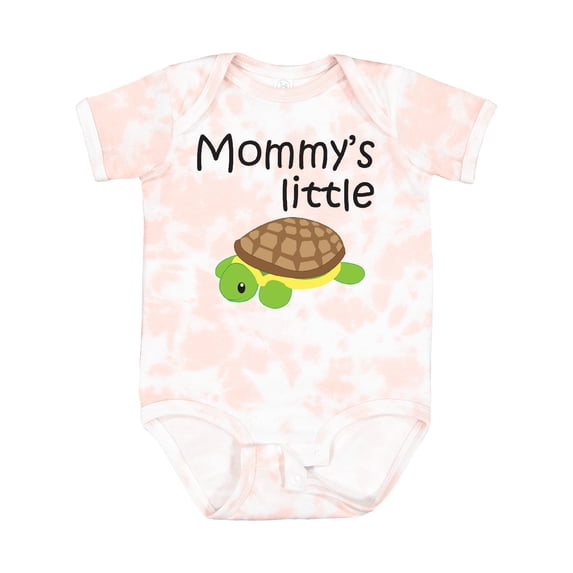 Inktastic Mommy's Little Turtle Boys or Girls Baby Bodysuit