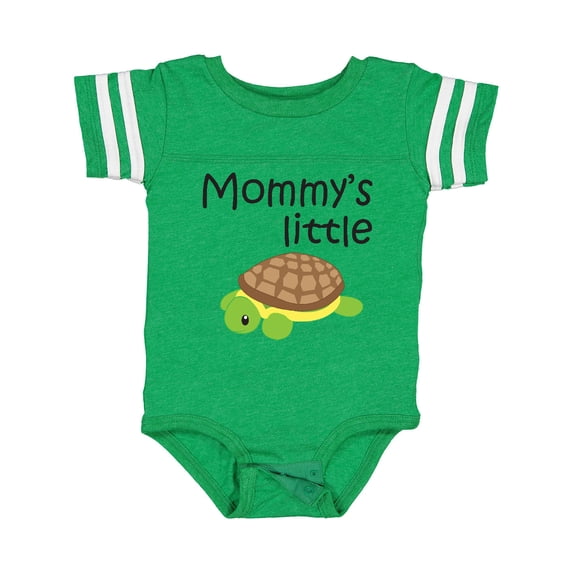 Inktastic Mommy's Little Turtle Boys or Girls Baby Bodysuit