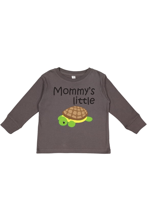 Mommy's Little Turtle Boys or Girls Long Sleeve Toddler T-Shirt