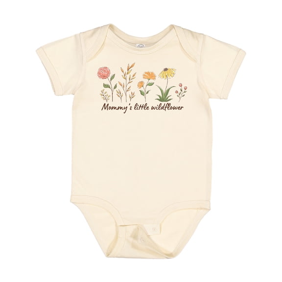 Inktastic Mommy's Little Wildflower Boys or Girls Baby Bodysuit