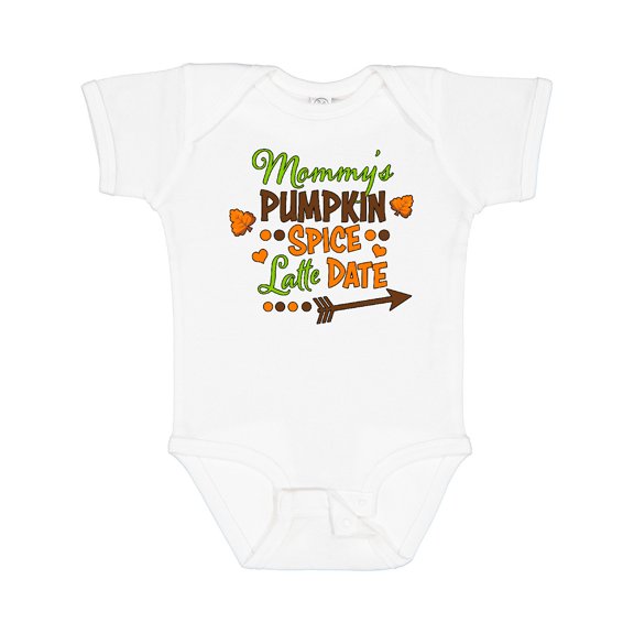 Inktastic Mommy's Pumpkin Spice Latte Date Boys or Girls Baby Bodysuit