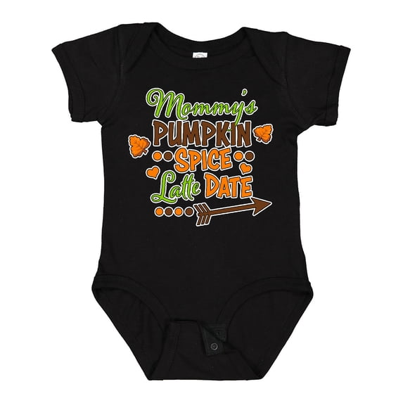 Inktastic Mommy's Pumpkin Spice Latte Date Boys or Girls Baby Bodysuit