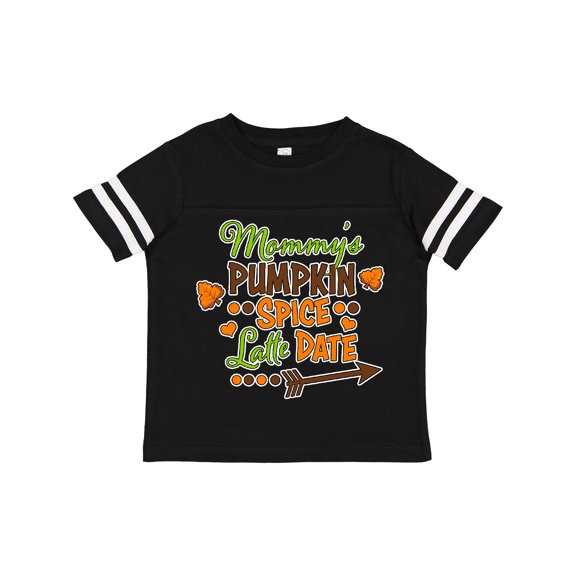 Inktastic Mommy's Pumpkin Spice Latte Date Boys or Girls Toddler T-Shirt