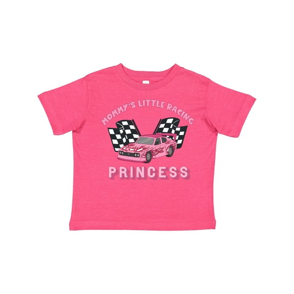 Inktastic Mommy's Racing Princess Pink Race Car Boys or Girls Toddler T-Shirt