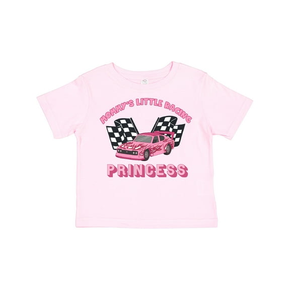 Inktastic Mommy's Racing Princess Pink Race Car Boys or Girls Toddler T-Shirt