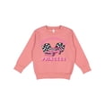 thumbnail image 1 of Inktastic Mommy's Racing Princess Pink Race Car Toddler Sweatshirt, 1 of 4