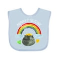 thumbnail image 1 of Inktastic Mommy's Treasure St. Patrick's Day Rainbow and Gold Boys or Girls Baby Bib, 1 of 4