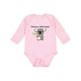 thumbnail image 1 of Inktastic Mommy's little Koala Boys or Girls Long Sleeve Baby Bodysuit, 1 of 5