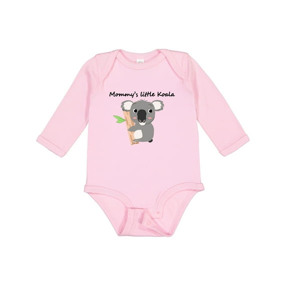 Inktastic Mommy's little Koala Boys or Girls Long Sleeve Baby Bodysuit