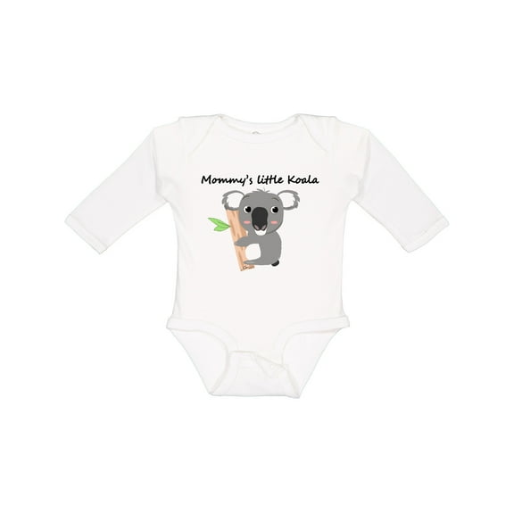 Inktastic Mommy's little Koala Boys or Girls Long Sleeve Baby Bodysuit