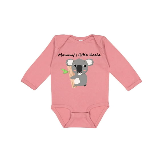 Inktastic Mommy's little Koala Boys or Girls Long Sleeve Baby Bodysuit
