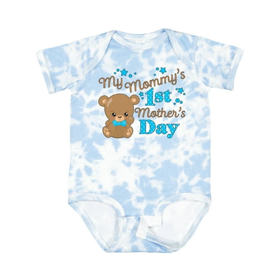 Inktastic Mommys 1st Mothers Day-cute Baby Bear Boys or Girls Baby Bodysuit