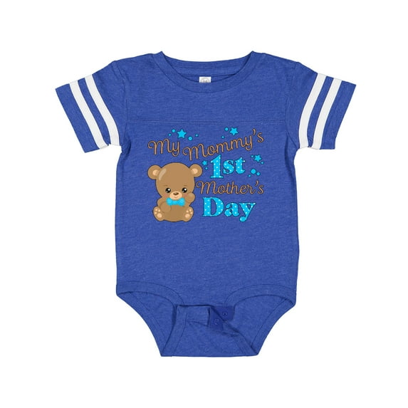 Inktastic Mommys 1st Mothers Day-cute Baby Bear Boys or Girls Baby Bodysuit