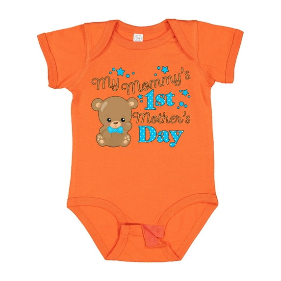Inktastic Mommys 1st Mothers Day-cute Baby Bear Boys or Girls Baby Bodysuit